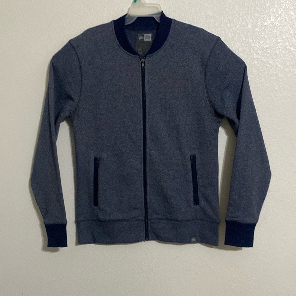 NEW ERA Full Zip French Terry Baseball NEA503 Size M NWOT